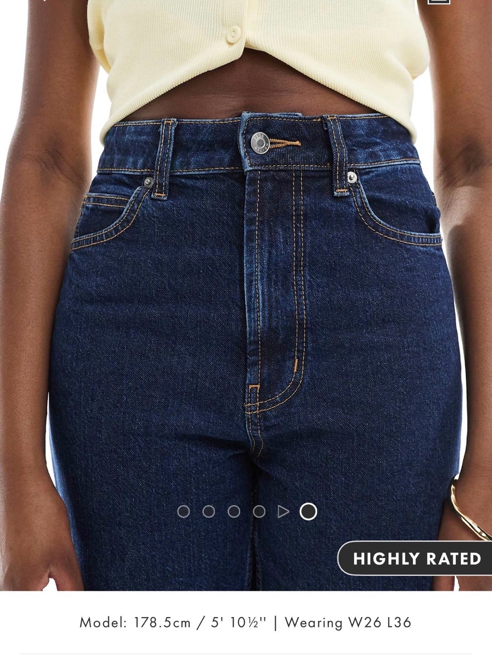 Tall Dark Blue Denim Jeans